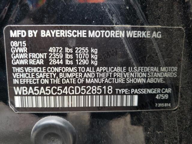 WBA5A5C54GD528518 BMW 528 I