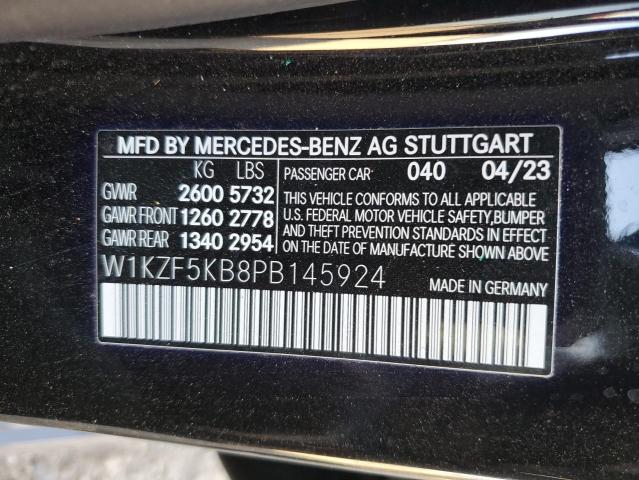 W1KZF5KB8PB145924 Mercedes-Benz E 450 4matic