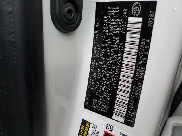 4T1G11AK4PU080175 Toyota Camry Se N
