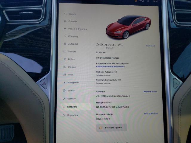 5YJSA1E10GF157293 Tesla MODEL S