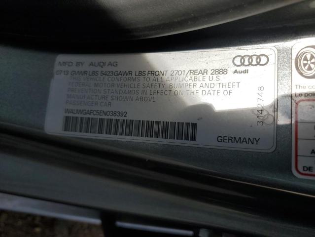 Auction sale of the 2014 Audi A7 Premium Plus , vin: WAUWGAFC5EN038392, lot number: 137596644
