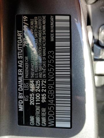 WDD5J4GB9LN057523 Mercedes-Benz CLA 250
