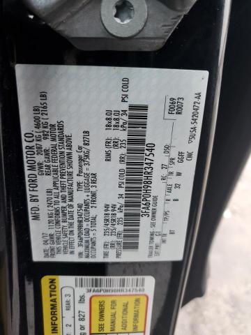 3FA6P0H98HR347540 Ford FUSION SE
