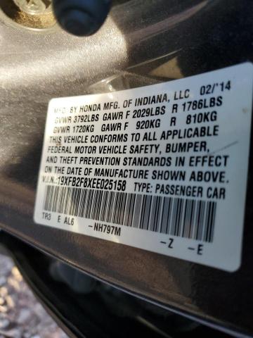 19XFB2F8XEE025158 Honda CIVIC EX