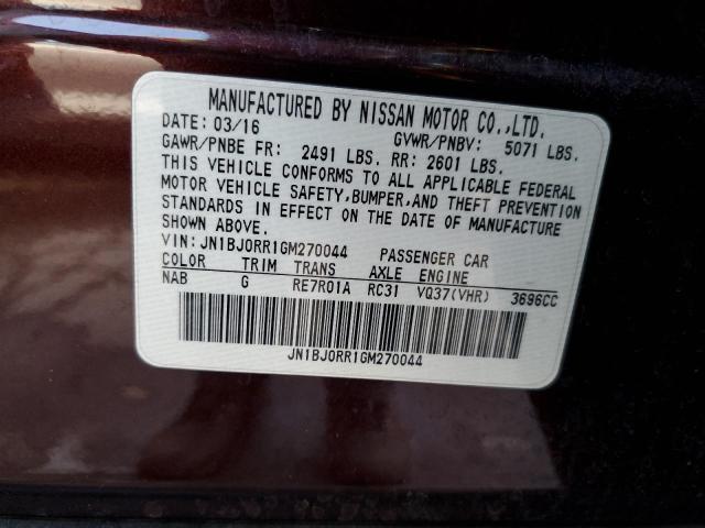 JN1BJ0RR1GM270044 Infiniti QX50
