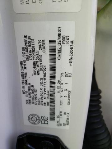 1FTFW1EF1HFB57024 Ford F150 Supercrew