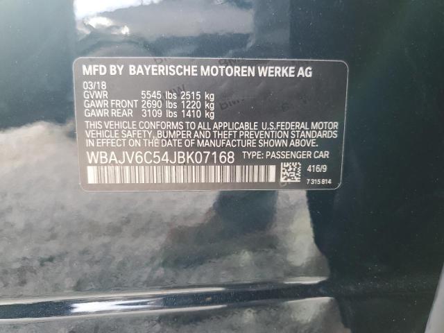 WBAJV6C54JBK07168 BMW 2018