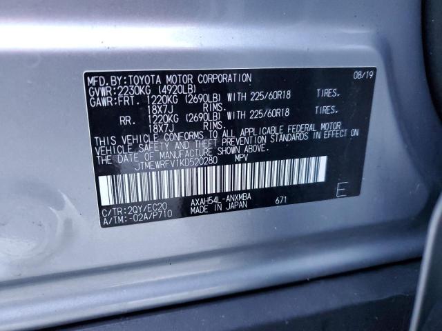 JTMEWRFV1KD520280 Toyota a25-fxz, 3nm+4nm