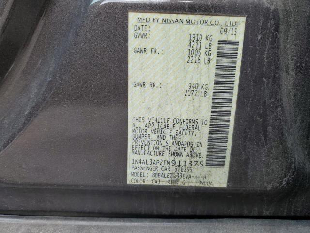 1N4AL3AP2FN911375 Nissan ALTIMA 2.5