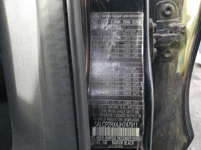 SALCP2RX4JH747911 Land Rover aj20p