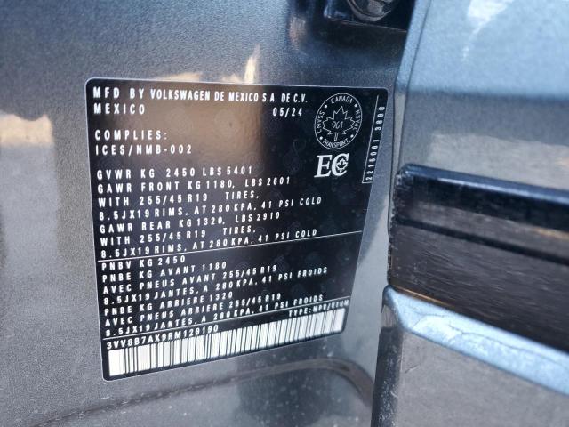 3VV8B7AX9RM129190 Volkswagen tsi