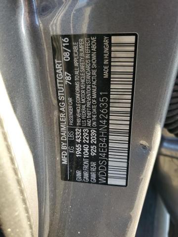 WDDSJ4EB4HN426351 Mercedes-Benz 2017