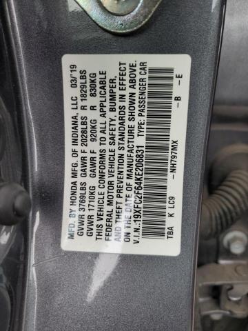 19XFC2F64KE206831 Honda k20c2