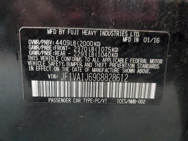 JF1VA1J69G8828612 Subaru WRX LIMITE