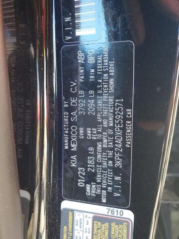 3KPF24ADXPE592571 KIA mpi nu