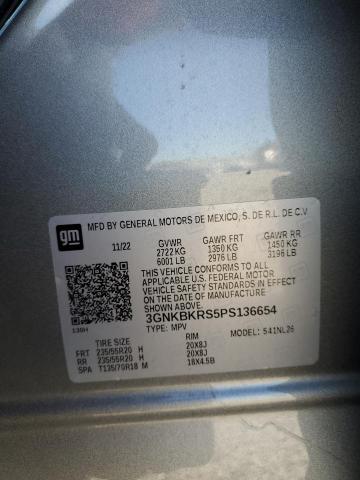 3GNKBKRS5PS136654 Chevrolet BLAZER RS