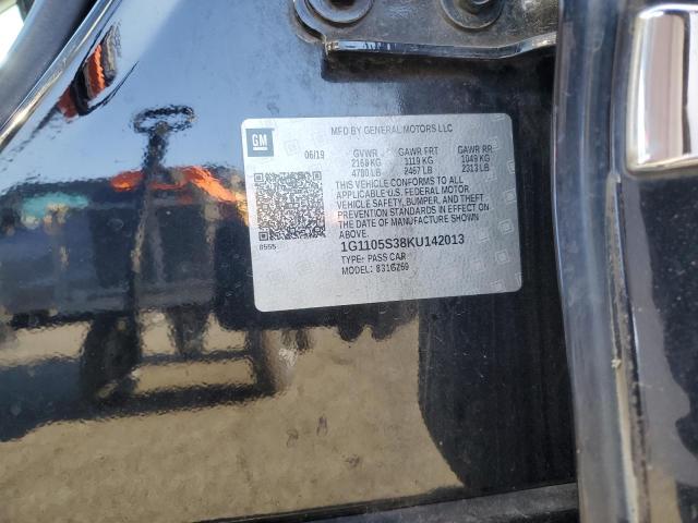 1G1105S38KU142013 Chevrolet lfx - spark ignited direct injection, vvt, e85 max, alum