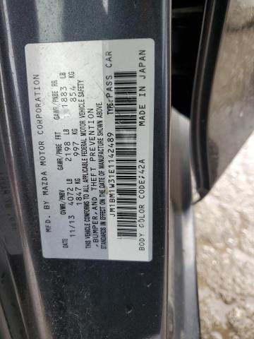 JM1BM1W31E1142489 Mazda 3 GRAND TO