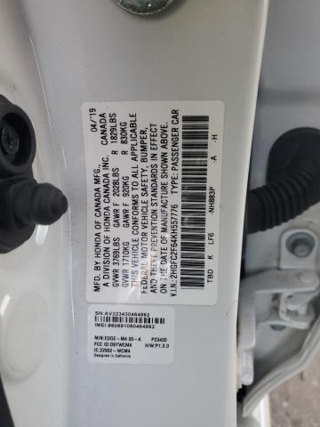 2HGFC2F64KH557776 Honda Civic Lx