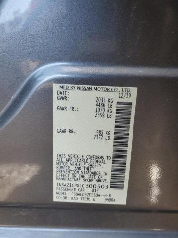 1N4AZ1CPXLC300503 Nissan 2020