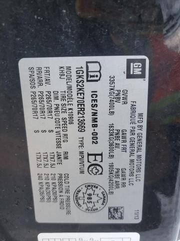 1GKS2KE70ER213669 GMC YUKON XL K