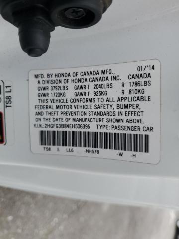 2HGFG3B84EH506395 Honda CIVIC EX