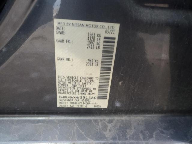 1N4BL4DVXMN391380 Nissan ALTIMA SV