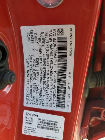 2HGFC1F95LH683134 Honda l15b7