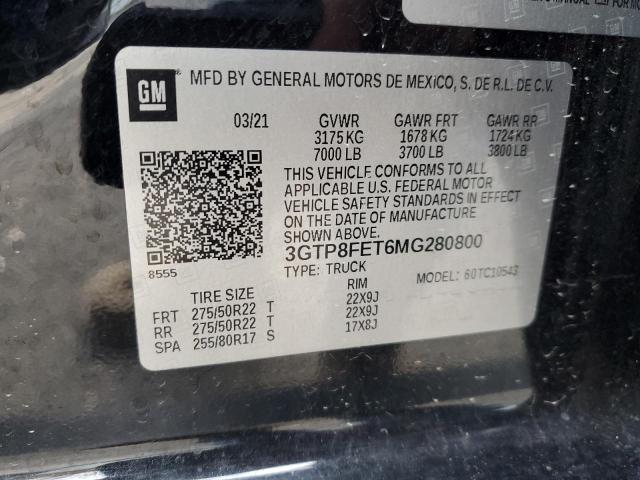 3GTP8FET6MG280800 GMC SIERRA C15