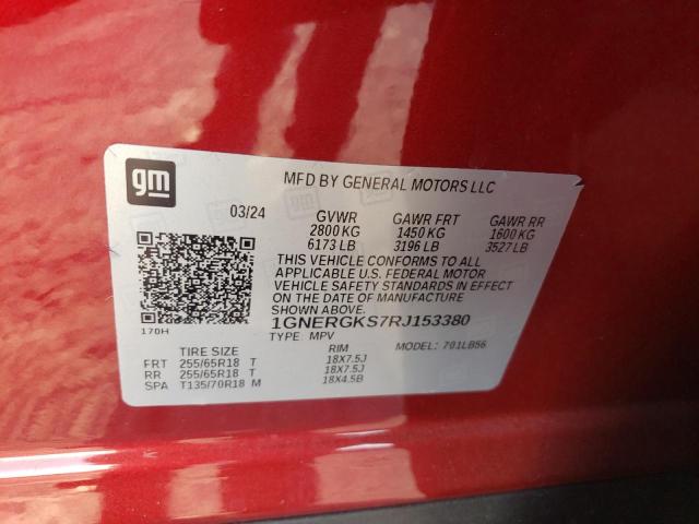 1GNERGKS7RJ153380 Chevrolet lk0