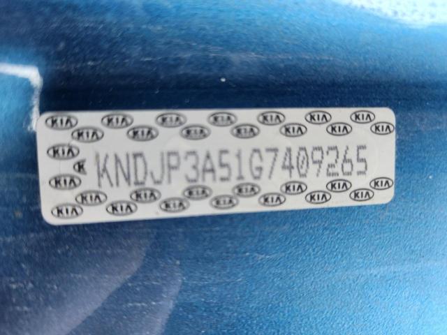 KNDJP3A51G7409265 KIA dohc gdi nu