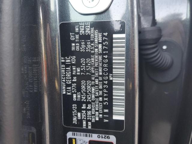 5XYP34GC0RG417574 KIA gdi lambda-ii