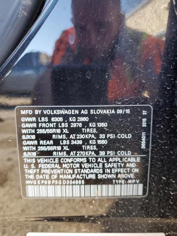 WVGEP9BP3GD004865 Volkswagen TOUAREG TD
