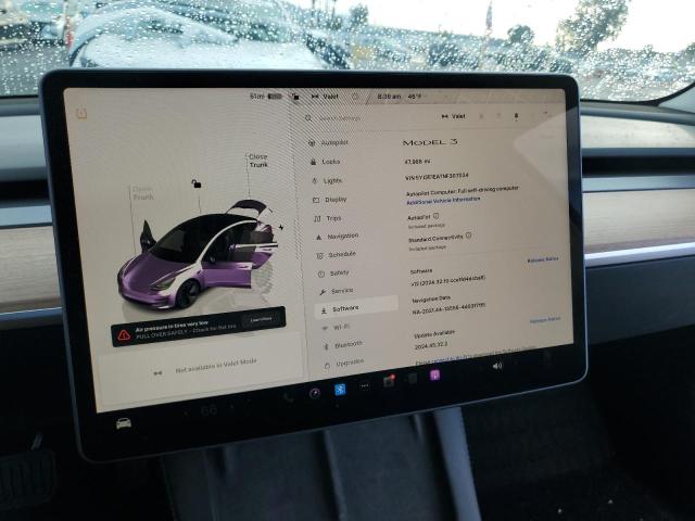 5YJ3E1EA7NF307034 Tesla 2022