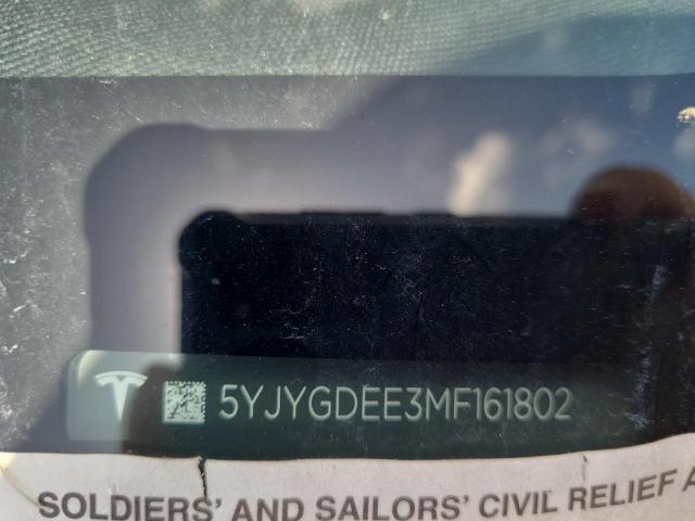 5YJYGDEE3MF161802 Tesla 2021