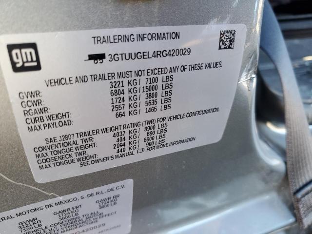 3GTUUGEL4RG420029 GMC SIERRA K15