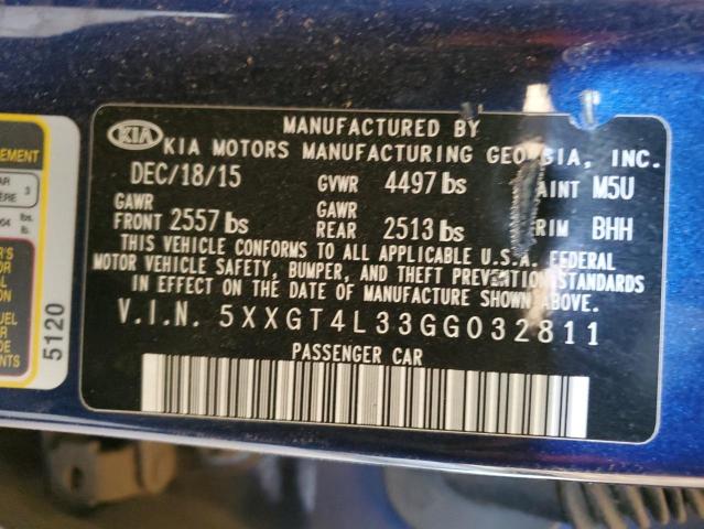 5XXGT4L33GG032811 KIA t-gdi theta ii