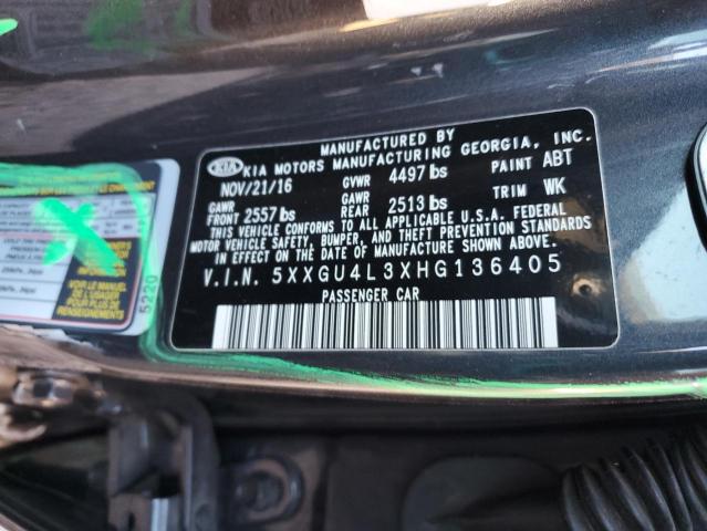5XXGU4L3XHG136405 KIA OPTIMA EX