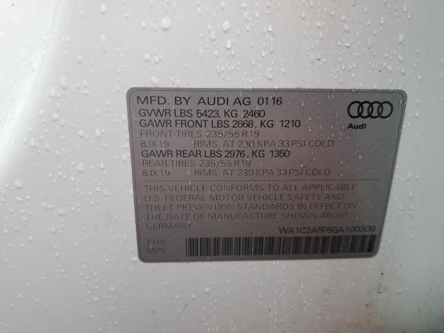 WA1C2AFP6GA100300 Audi flex fuel - e85