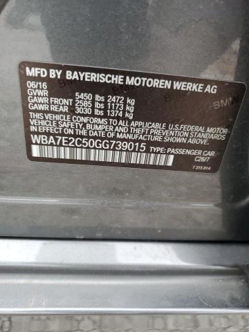 WBA7E2C50GG739015 BMW 740 I