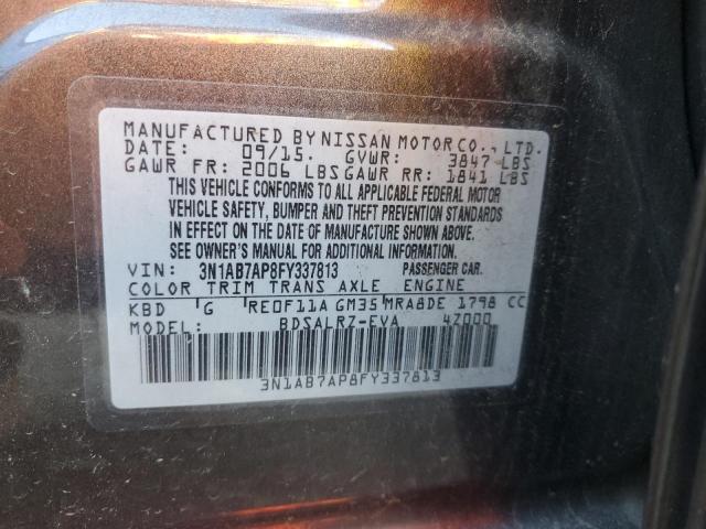 3N1AB7AP8FY337813 Nissan SENTRA S