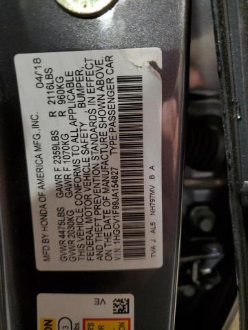 1HGCV1F99JA154827 Honda Accord Touring