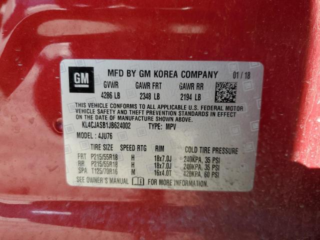 KL4CJASB1JB624002 Buick Encore Preferred