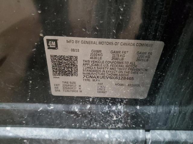 2GNAXUEV6K6128465 Chevrolet EQUINOX LT