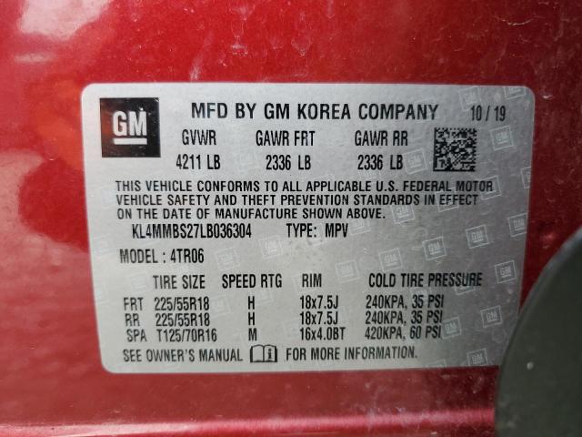 KL4MMBS27LB036304 Buick Encore Gx Preferred