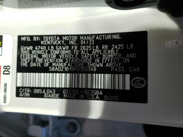 58ADZ1B19PU155348 Lexus Es 350 Base