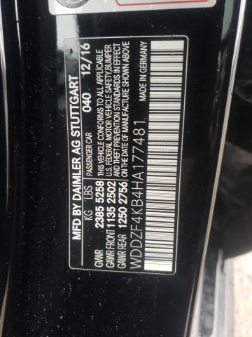 WDDZF4KB4HA177481 Mercedes-Benz E 300 4matic