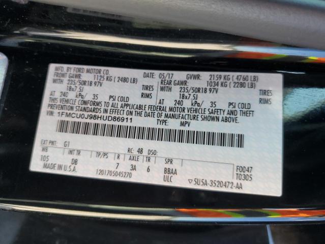 1FMCU0J98HUD86911 Ford Escape Titanium