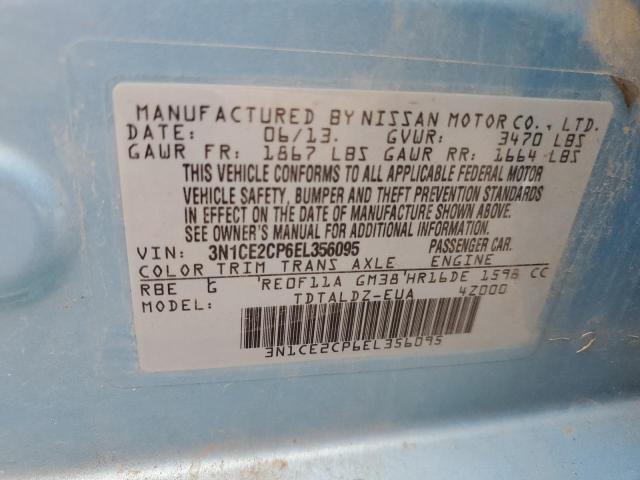 3N1CE2CP6EL356095 Nissan Versa Note S