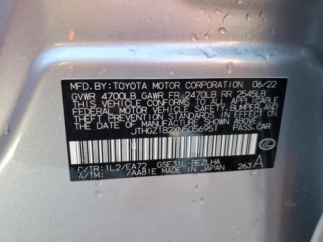 JTHGZ1B2XN5056951 Lexus Is 350 F-sport